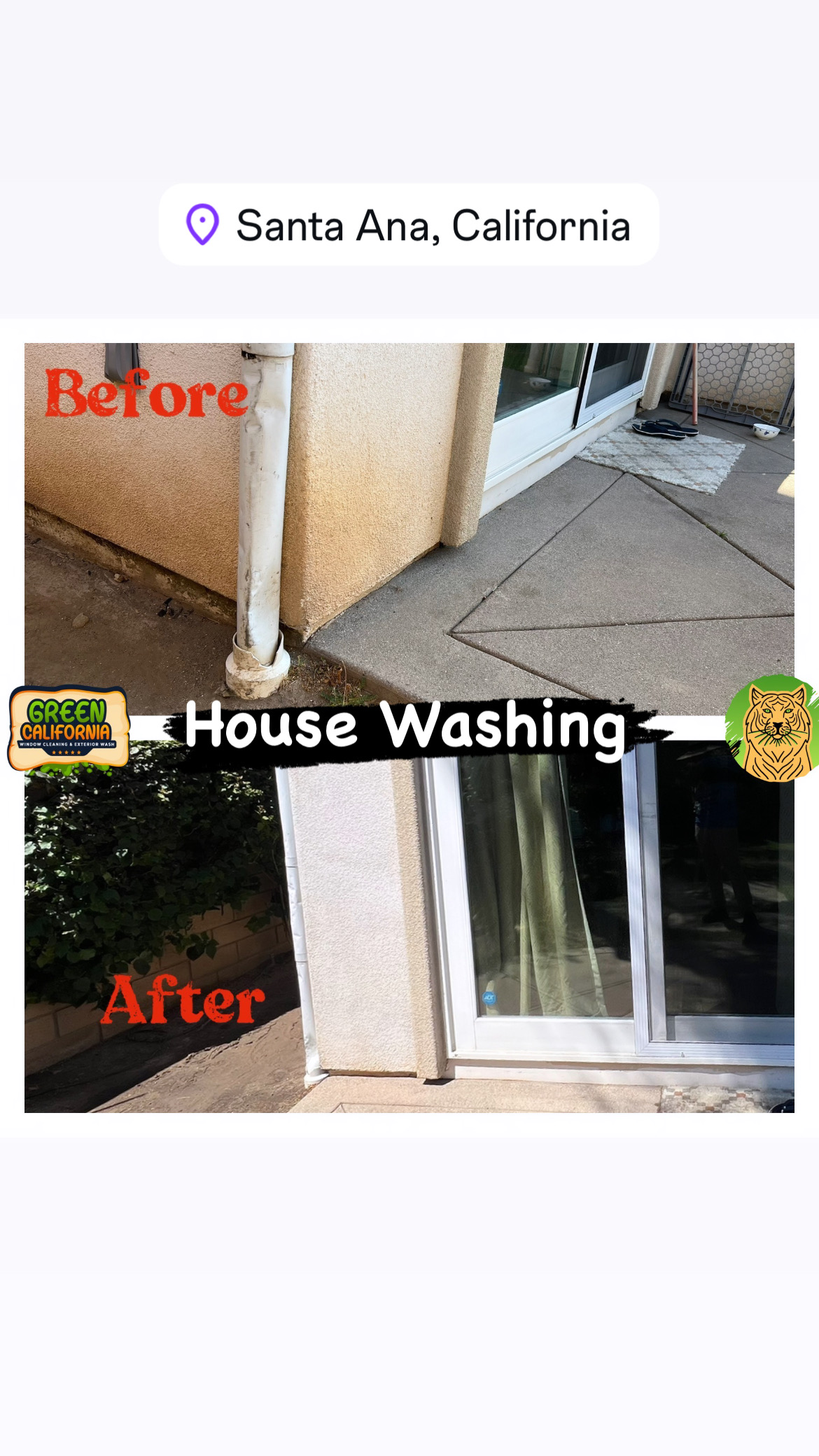 Best Quality House Washing & Stucco Cleaning Services removal of Tough orange Mud-stain & Calcium in Santa Ana,92706,California. Thumbnail