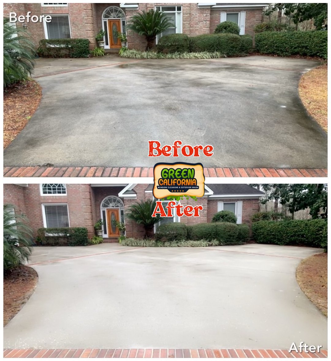 Professional Concrete Cleaning and Driveway Power Washing in Yorba Linda, Orange County Thumbnail